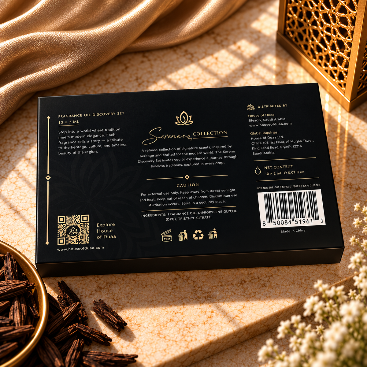 Serene Discovery Sample Set – 10 x 2ml Fragrance Spray Samples