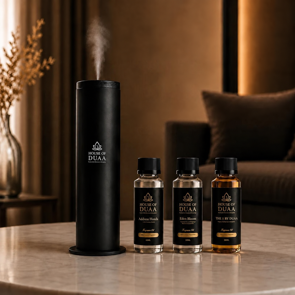 Véra Tower Discovery Kit – Smart Diffuser + 3 Fragrance Oils