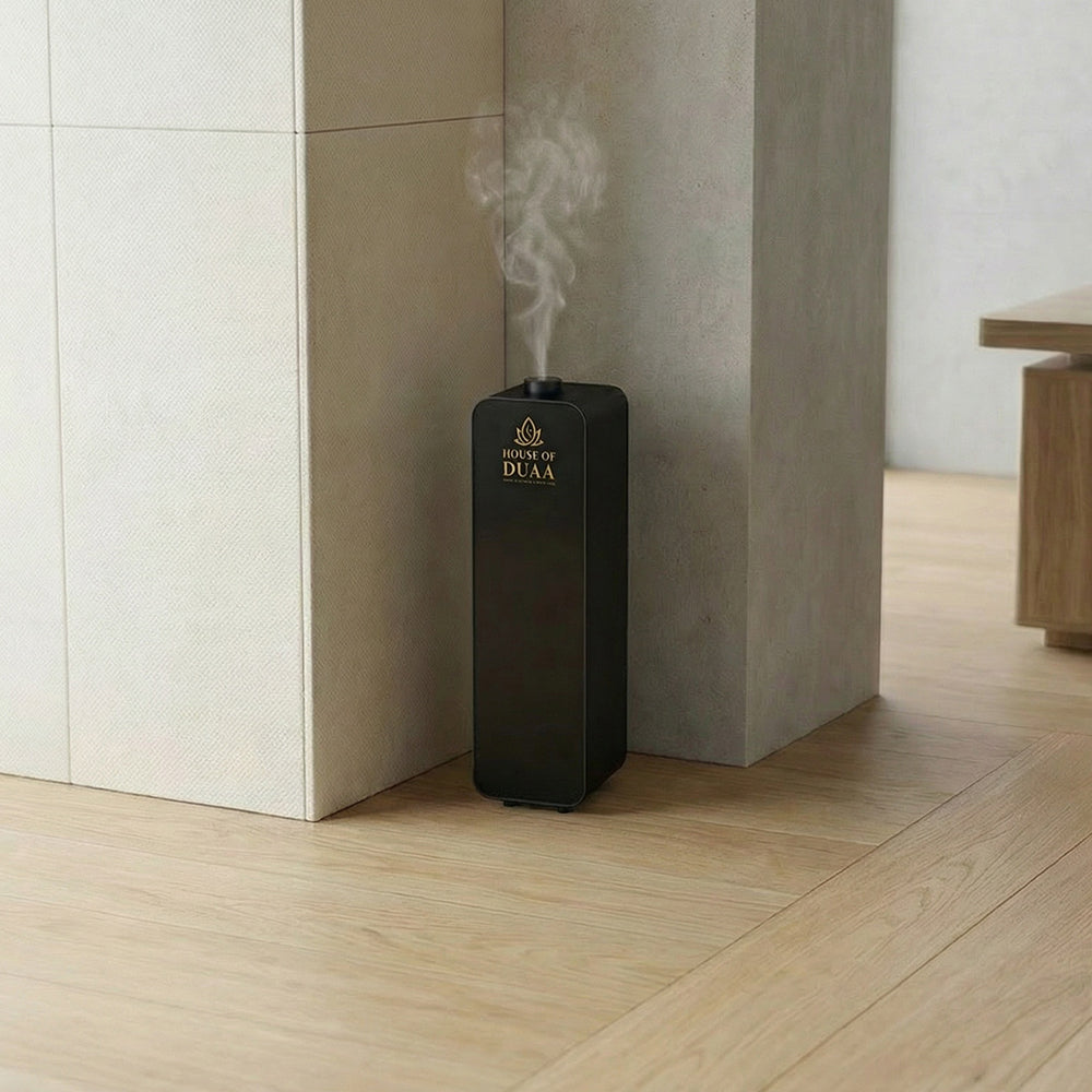 Vera Burj™ delivers refined fragrance coverage for homes, mosques, hotels, and commercial spaces with advanced cold-air diffusion and smart app control