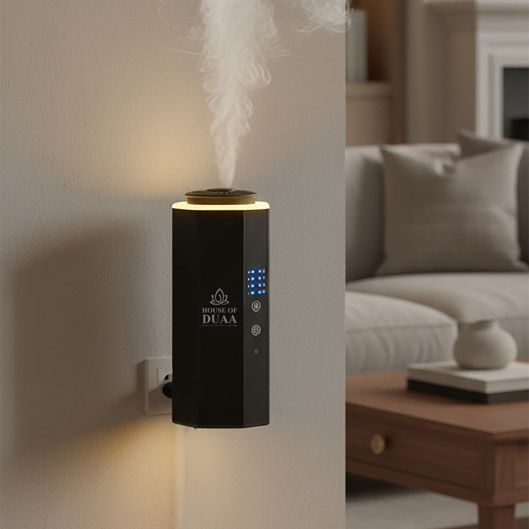The Véra Glow Plug-In Smart Scent Diffuser Black Full View - House of Duaa