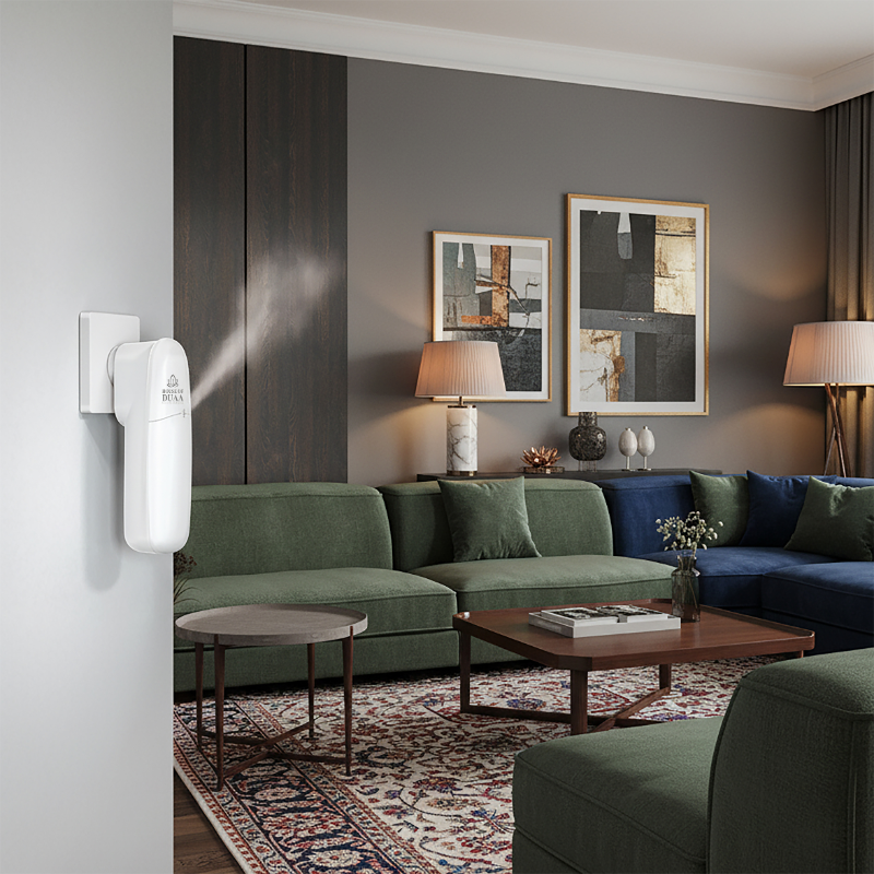 Véra Plug-In Smart Scent Diffuser White Living Room - House of Duaa