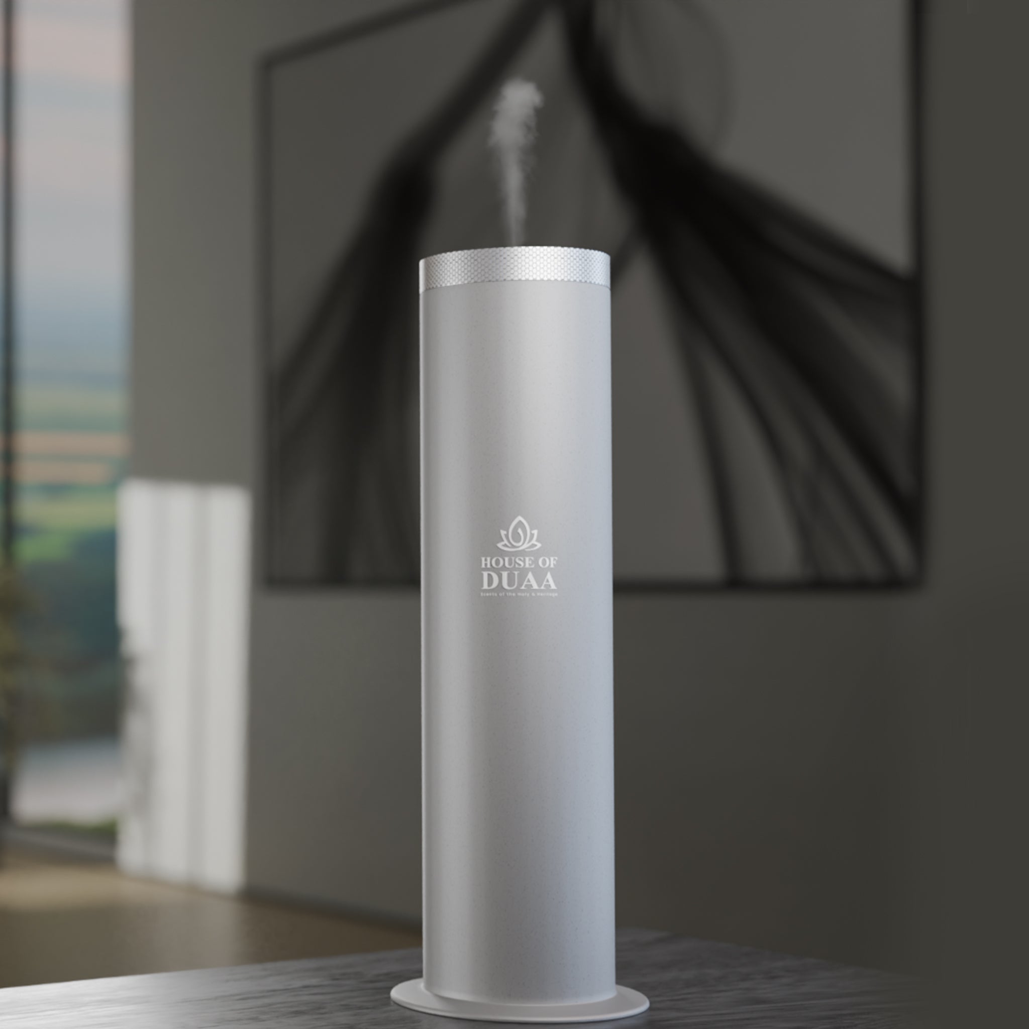 Véra Tower Smart Scent Diffuser Silver Dining - House of Duaa