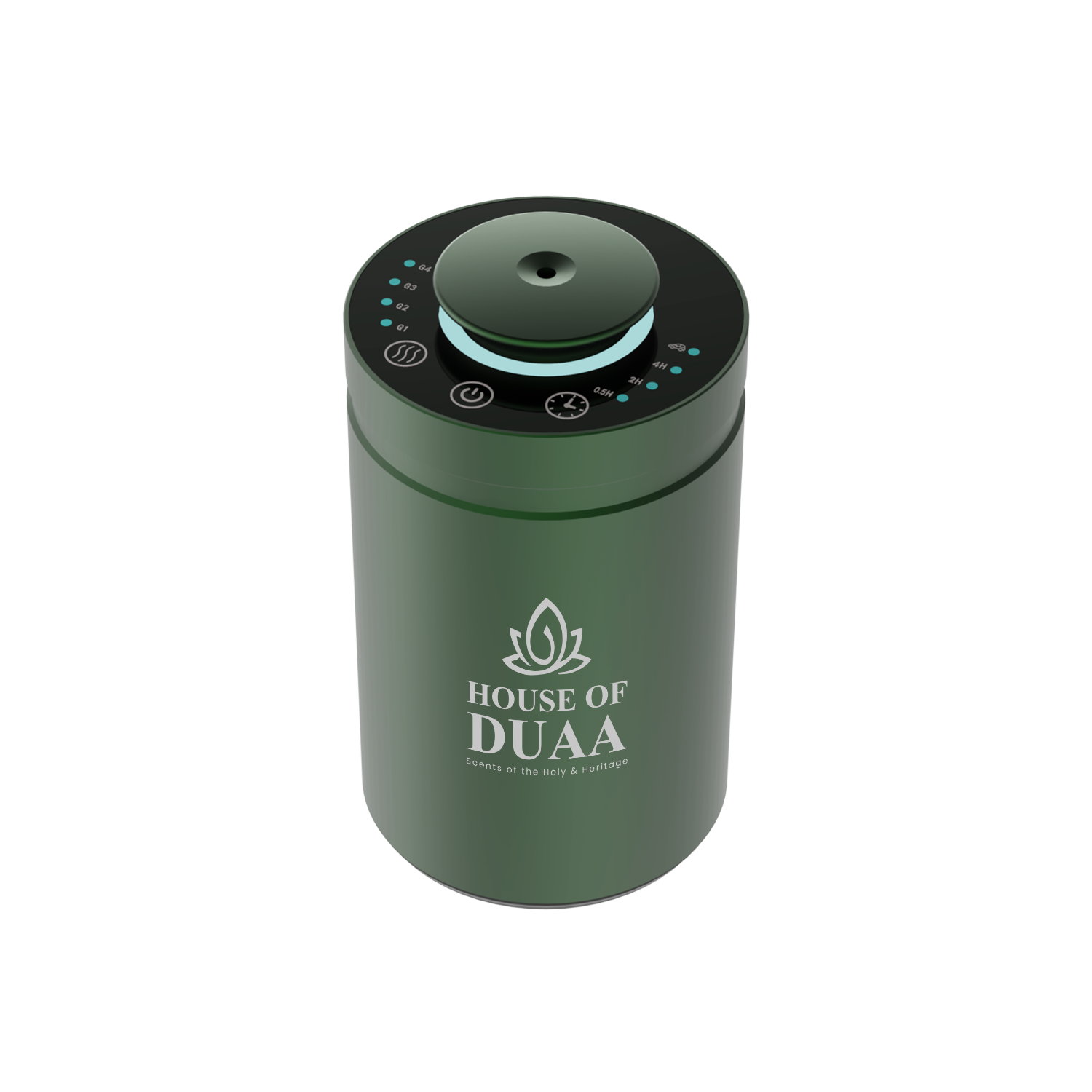 Véra Drive Car Scent Diffuser Green Full View - House of Duaa