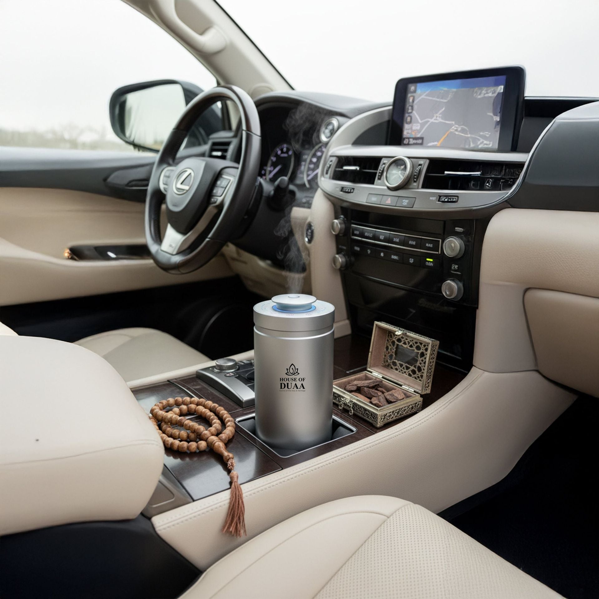 Véra Drive Car Scent Diffuser Silver - House of Duaa