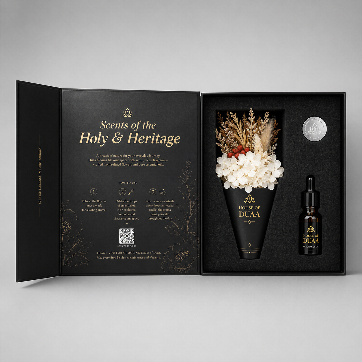 Véra Bloom™ – Natural Dried Flower Car Diffuser