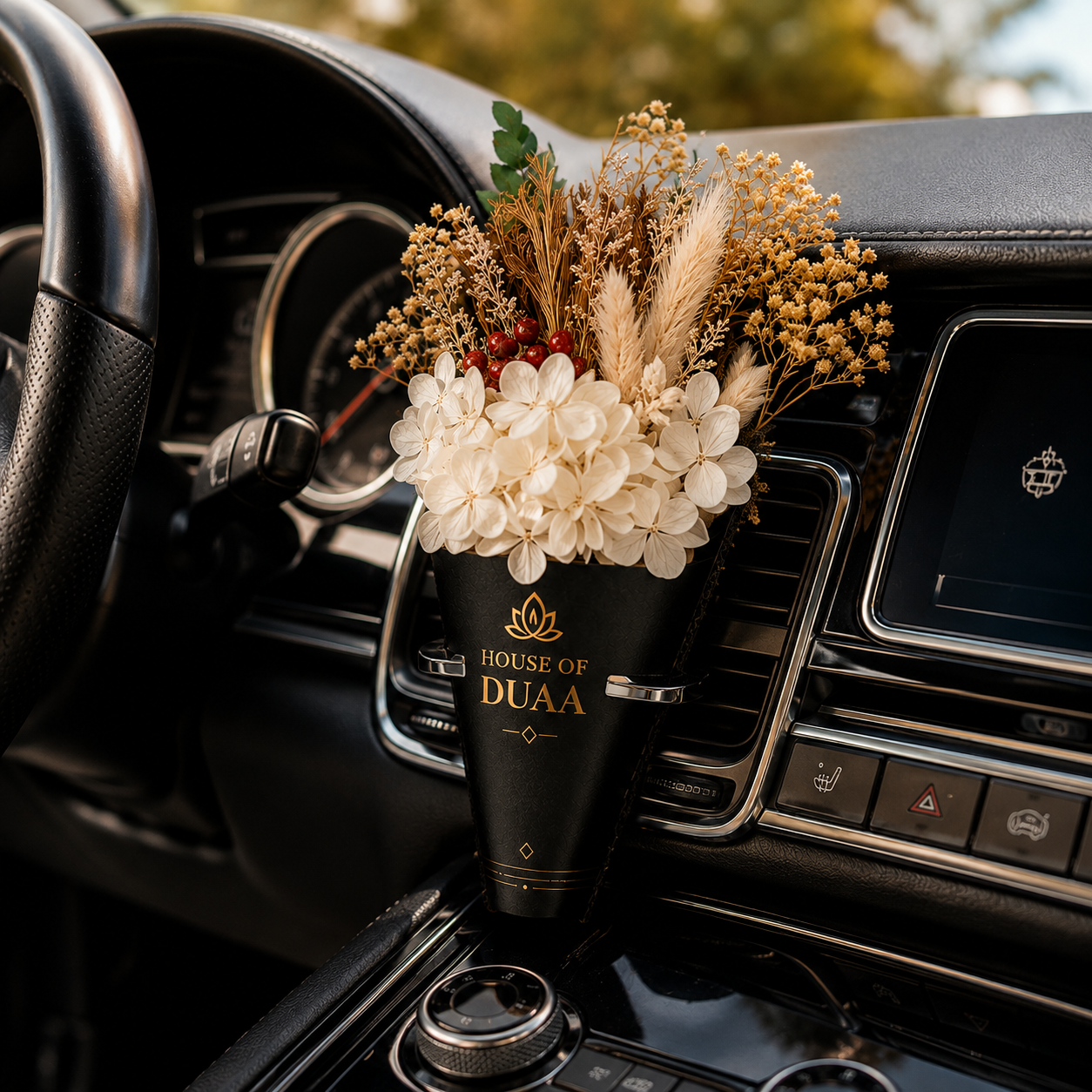 Véra Bloom™ – Natural Dried Flower Car Diffuser