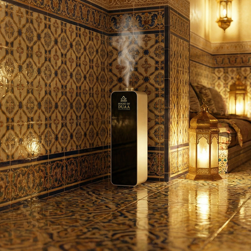 Vera Burj™ delivers refined fragrance coverage for homes, mosques, hotels, and commercial spaces with advanced cold-air diffusion and smart app control.