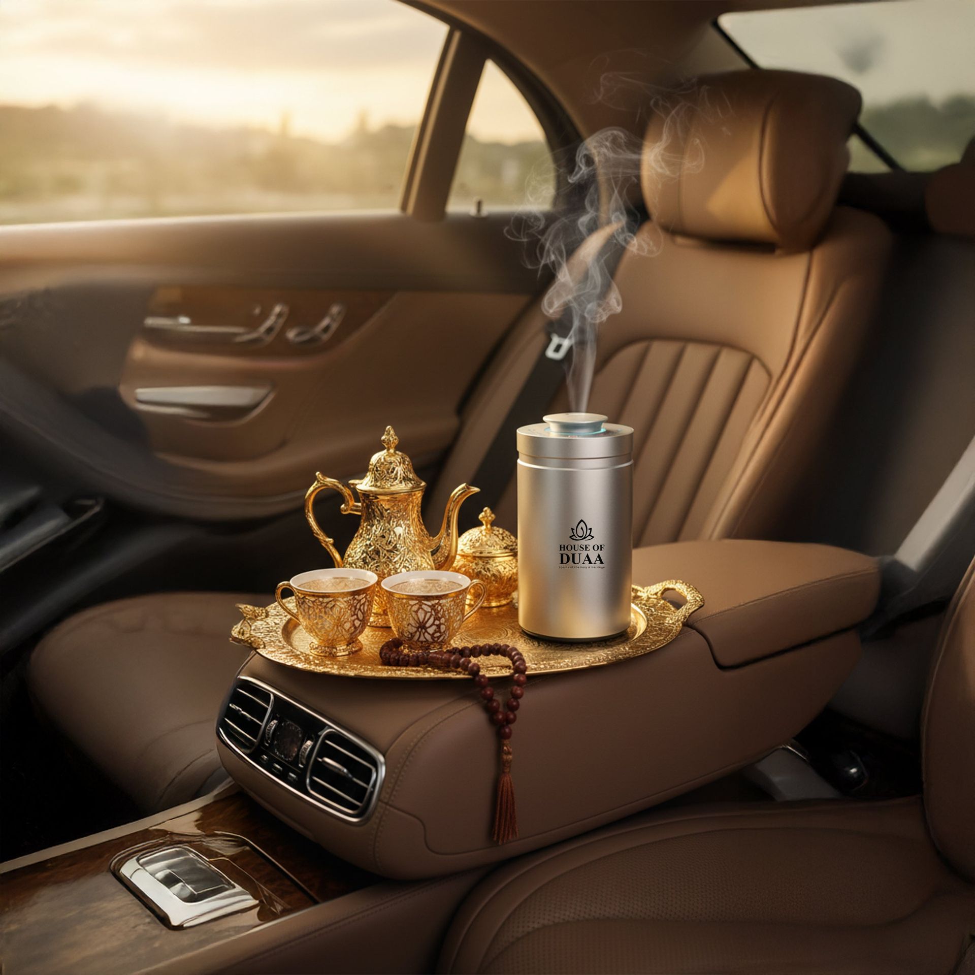 Véra Drive Car Scent Diffuser Silver - House of Duaa