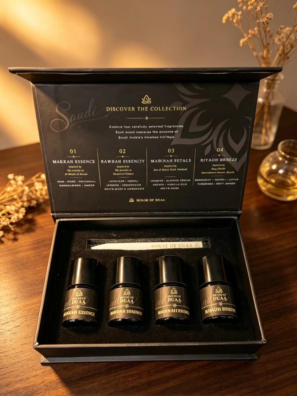 Saudi Collection Discovery Set – 4 × 5 mL Fragrance Oils