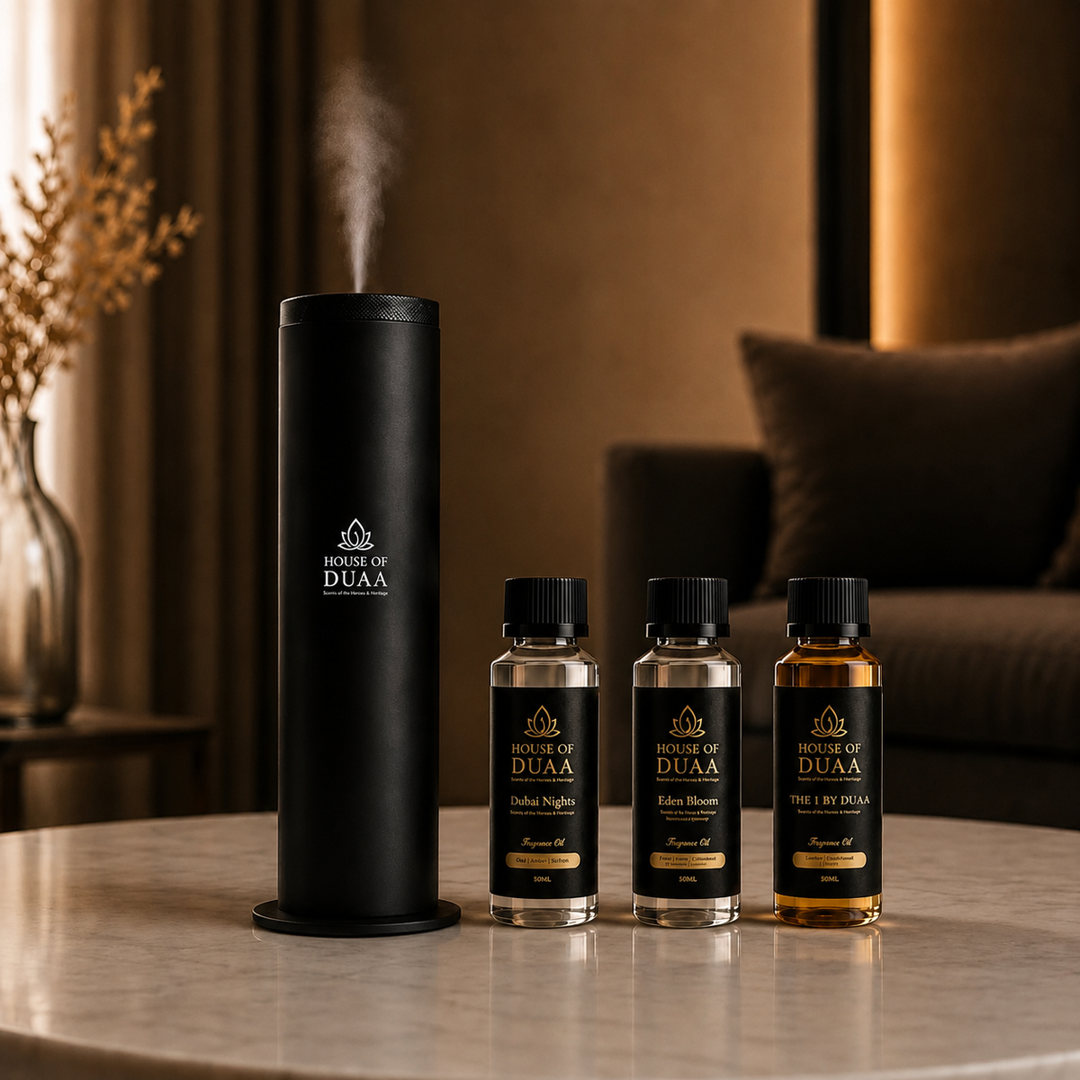 Véra Tower Discovery Kit – Smart Diffuser + 3 Fragrance Oils