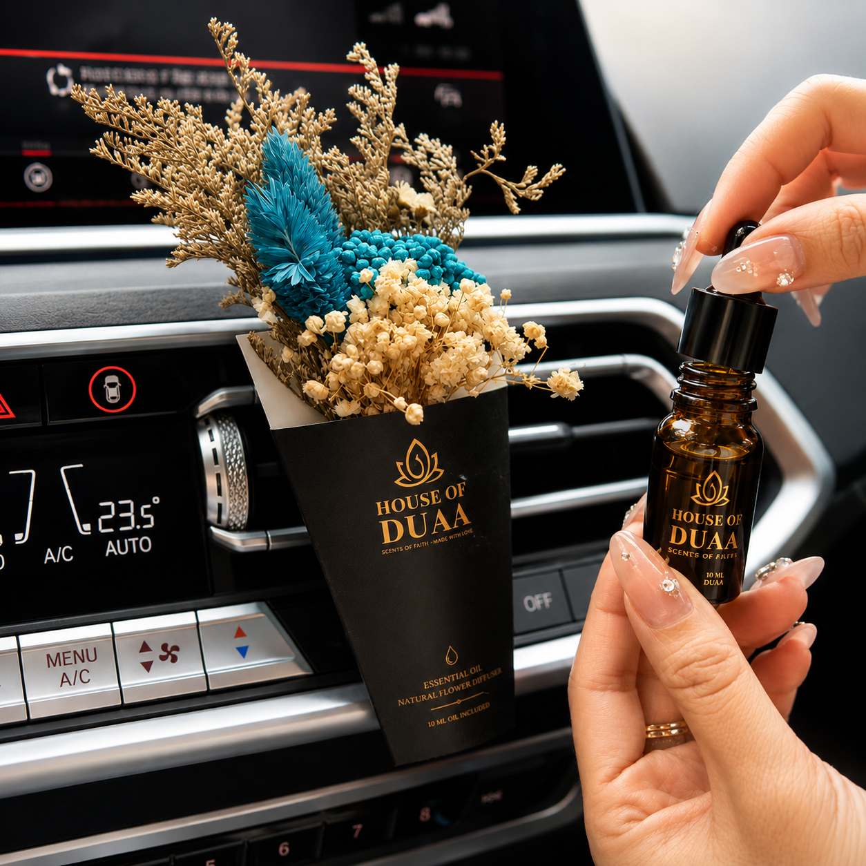 Véra Bloom™ – Natural Dried Flower Car Diffuser ( Preorder ships 2 Weeks )